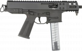 B&T Firearms 450008 GHM9 Compact 33+1 4.30", Tri-Lug Threaded Muzzle, Black, No Brace, Polymer Grips (OEM Mag)