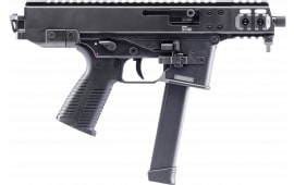 B&T Firearms 450008G GHM9 Compact 33+1 4.30", Threaded Muzzle, Black, No Brace, Polymer Grips, Ambi Controls (Glock Mag Compatible)