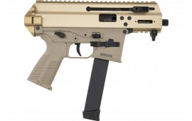 B&T Firearms 36176502GCT APC9K 33+1 4.30", Coyote Tan, Tele Brace Adapter, Polymer Grip, Ambi Controls (Glock Compatible Mag)