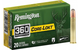 Remington Ammunition R27742 360 Buckhammer 180 GRSoft Point Core-Lokt (SPCL) - 20rd Box