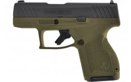 Taurus GX4 1-GX4M931O Semi-Auto Pistol, 9mm, 3.06" Barrel, 11+1, Striker-Fired, Black Slide, OD Green Frame.