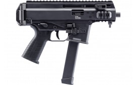 B&T Firearms 36176502G APC9K 30+1 4.30", Black, Tele Brace Adapter, Polymer Grip, Ambi Controls (Glock Compatible Mag)