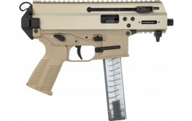 B&T Firearms 36176502CT APC9K 30+1 4.30", Coyote Tan, Tele Brace Adapter, Polymer Grip, Ambi Controls (OEM Mag)