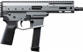 Angstadt Arms AAMDP09PG6 MDP-9 27+1 5.85" Black Melonite Chrome Moly Barrel, M-LOK Free-Float Handguards Tactical Gray 1913 Picatinny Rail End Receiver, Black Polymer Grips, Right Hand