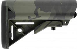 B5 Systems SOP1422 Enhanced Sopmod Black Multi-Cam Synthetic for AR-Platform with Mil-Spec Receiver Extension (Tube Not Included)
