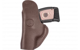 1791 Gunleather FCD1BRWL Fair Chase IWB Size 01 Brown Leather Deer Hide Belt Clip Fits Ruger LCP 380/S&W Bodyguard Left Hand