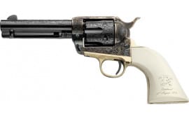 Pietta GW45DMH434NMAE Gwii Deadmans Hand 4.75 White GR Revolver