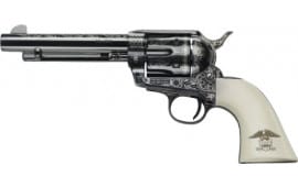 E.M.F W45LLE512NMUI Liberty .45LC 5 1/2" Laser Engraved Blue Ivory LIBERT< Revolver