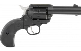 Ruger 2015 Wrangler 6rd 3.75" Black Cerakote Aluminum Frame Black Cerakote Steel Cylinder with Black Birdshead Grips Revolver