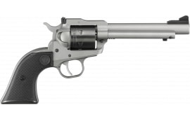 Ruger 2033 Super Wrangler #6 Shot 5.50" Silver Cerakote Barrel & Frame, Black Cylinder w/Black Checkered Polymer Grips Revolver