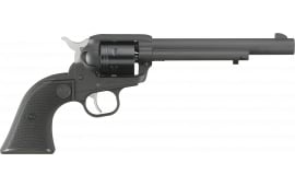 Ruger 2042 Wrangler #6 Shot 6.50" Black Cerakote Barrel & Frame Black Cerakote Cylinder Black Checkered Polymer Grips Revolver