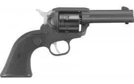 Ruger 2052 Wrangler #6 Shot 3.75" Black Cerakote Barrel, Frame & Cylinder Black Checkered Polymer Grips Revolver