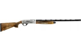 Weatherby ID21228MAG 18i Deluxe 12 Gauge 28" 4+1 3" Nickel Engraved Rec Matte Walnut Stock (Full Size) Includes 5 Chokes