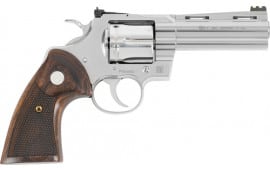 Colt Defense PYTHONSP4WFTG Python .357MAG 4.25" SS Adjustable Sight Walnut Green FO Revolver