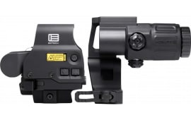 Eotech HHSSTC HHS II EXPS3-0 & G33 Magnifier Black Anodized 1x 3x 1 MOA Red Dot/68 MOA Red Ring