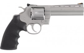 Colt Defense PYTHONSM5RTS Python .357MAG 5" Matte SS Adjustable Sight Hogue Grips Revolver