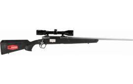 Savage Arms 57102 Axis II XP 22-250 Rem 4+1 22", Matte Stainless Barrel/Rec, Stock, Includes Bushnell Banner 3-9x40mm Scope