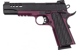 Great Lakes Firearms GL1911-45FSS CHY 1911 Pistol 5" FS Black Slide Black Cherry Frame