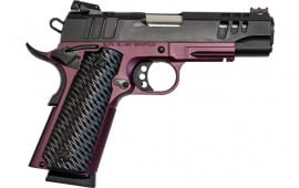 Great Lakes Firearms GL1911-9CSS CHY 1911 Pistol 4.25" FS Black Slide Black Cherry Frame