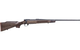 Howa HWH243LUX M1500 Super Deluxe Full Size 5+1 22" Black Steel Threaded Barrel, Matte Blued Drilled & Tapped Steel Receiver, Walnut Fixed Wood Stock