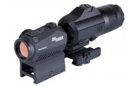 Sig Sauer Electro-Optics SORJ53101 Romeo5/Juliet3 Combo Black 1x/3x 20mm/24mm Red Dot Reticle