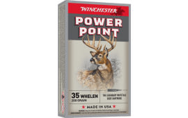 Winchester Ammo X35W Power-Point 35 Whelen 200 GR20 Per Box/ 10 Case - 20rd Box