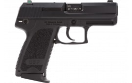 HK 709031LEA5 USP9C Compact V1 with 3 Mags DA/SA 3.58" 13+1 Black Polymer Grip/Frame Grip Blued Steel