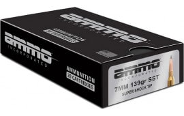 Ammo Inc 7MM139SSTA20 Hunt Long Range 7mm 139 GRSuper Shock Tip 20 Per Box/ 10 Case - 20rd Box