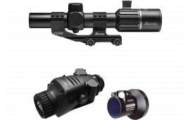 Burris 300674 BTC 35 V2 RT6 Combo Thermal Clip On/Handheld/Mountable Matte Black 1-4x35mm, Multi Reticle, 400x300, 50Hz Resolution, Zoom 1x/2x/4x, Includes SS #153204
