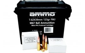 Ammo Inc 762X39123FMJ-B180 7.62x39mm 123 GRFull Metal Jacket/ - 180 rd