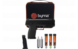 Byrna Technologies LK683001BLKKINETIC Byrna Le Kinetic Kit CO2 .68 5rd Black Rubber Grips