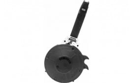 Kci Usa Inc KCI-MZ028 Drum Magazine 50rd 40 S&W Compatible w/ Glock 22/23/24/27/35 Black Hardened Steel/Polymer