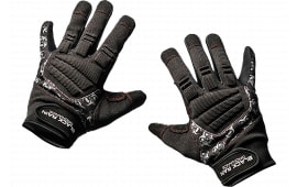 Black Rain Ordnance TACTGLOVEBLK/GRYS Tactical Gloves Black/Gray Small Velcro