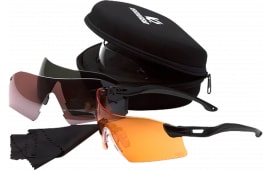Pyramex VGSB88KIT Drop Zone Glasses Kit Multi Lens Anti-Fog Black Frame