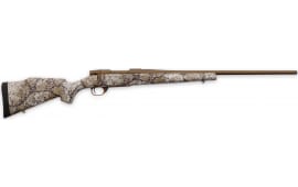 Weatherby VAP243NR2T Vanguard Badlands 5+1 22" Burnt Bronze Cerakote #2 Threaded Barrel, Drilled & Tapped Steel Receiver, Badlands Approach Camo Monte Carlo w/Raised Comb Synthetic Stock