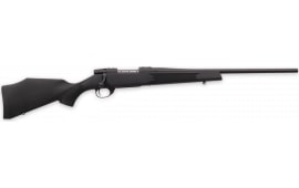 Weatherby VYT222RR0T Vanguard Synthetic Compact 5+1 20" Matte Blued #1 Threaded Barrel, Matte Blued Drilled & Tapped Steel Receiver, Black Adjustable Synthetic Stock