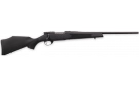 Weatherby VYT223RR0T Vanguard Synthetic Compact 5+1 20" Matte Blued #1 Threaded Barrel, Matte Blued Drilled & Tapped Steel Receiver, Black Adjustable Synthetic Stock