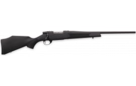 Weatherby VYT243NR0T Vanguard Synthetic Compact 5+1 20" Matte Blued #1 Threaded Barrel, Matte Blued Drilled & Tapped Steel Receiver, Black Adjustable Synthetic Stock