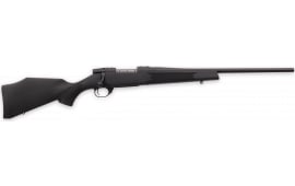 Weatherby VYT7M8RR0T Vanguard Synthetic Compact 5+1 20" Matte Blued #1 Threaded Barrel, Matte Blued Drilled & Tapped Steel Receiver, Black Adjustable Synthetic Stock