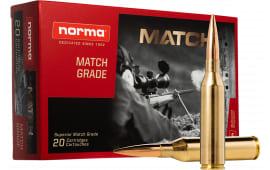 Norma Ammunition 20174602 Dedicated Precision Golden Target Match 300 Norma Mag 230 GRHollow Point Boat Tail 20 Per Box/ 10 Case - 20rd Box