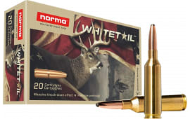 Norma Ammunition 20166592 Dedicated Hunting Whitetail 6.5 PRC 140 GRPointed Soft Point 20 Per Box/ 10 Case - 20rd Box