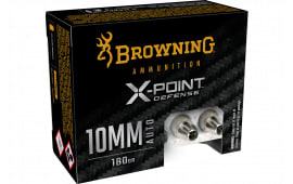 Browning Ammo B191700102 X-Point 10mm 180 GR20 Per Box/ 10 Case - 20rd Box