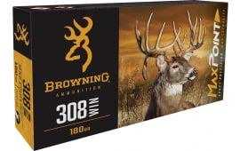 Browning Ammo B192103082 Max Point 308 Win 168 GR20 Per Box/ 10 Case - 20rd Box