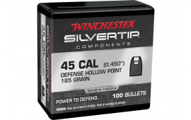 Winchester Ammo WB45AS185X Silvertip 45 ACP 185 GR100 Per Box/ 10 Case - 100rd Box