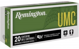 Remington Ammunition 21203 UMC 224 Valkyrie 75 GRFull Metal Jacket 20 Per Box/ 10 Cs - 20rd Box