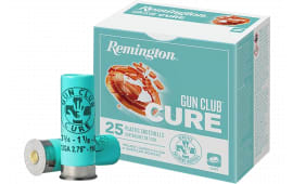 Remington Ammunition R20029 Gun Club Cure 12GA 2.75" 1 1/8oz #8 Shot 25 Per Box/ 10 Cs - 25sh Box