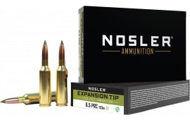 Nosler 40688 E-Tip 6.5 PRC 120 GRSpitzer E Tip Lead Free 20 Per Box/ 10 Case - 20rd Box