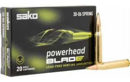 Sako (TIKKA) PowerHead Blade 30-06 170 GR20 Per Box/ 10 Case - 20rd Box