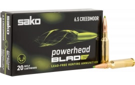 Sako (TIKKA) PowerHead Blade 6.5 Creedmoor 120 GR20 Per Box/ 10 Case - 20rd Box
