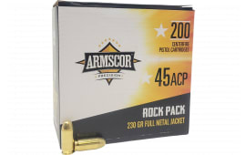 Armscor 50093 45 ACP 230 GRFull Metal Jacket 200 Per Box - 200rd Box